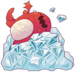 Drizzle with a pile of gems
